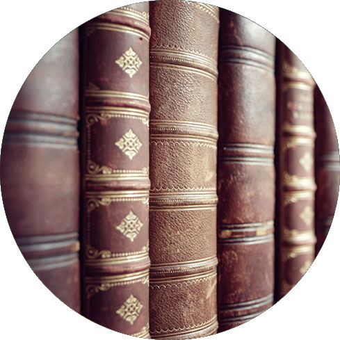 image of books on shelf