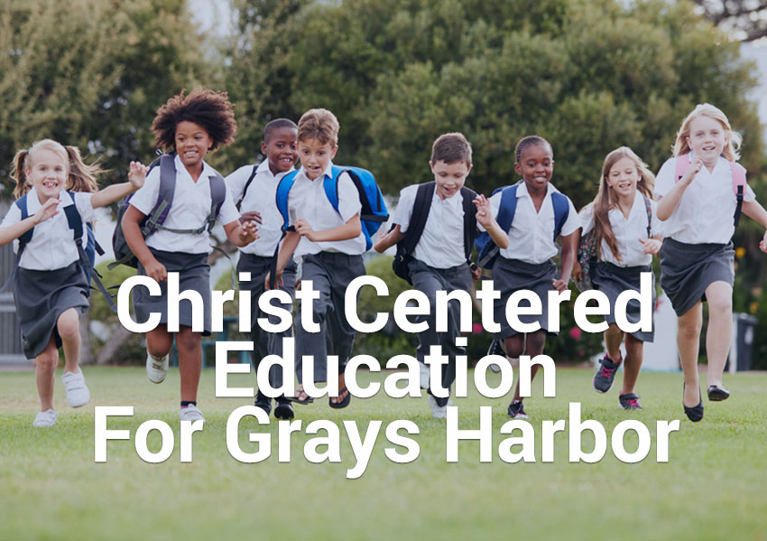 school kids running towards camera